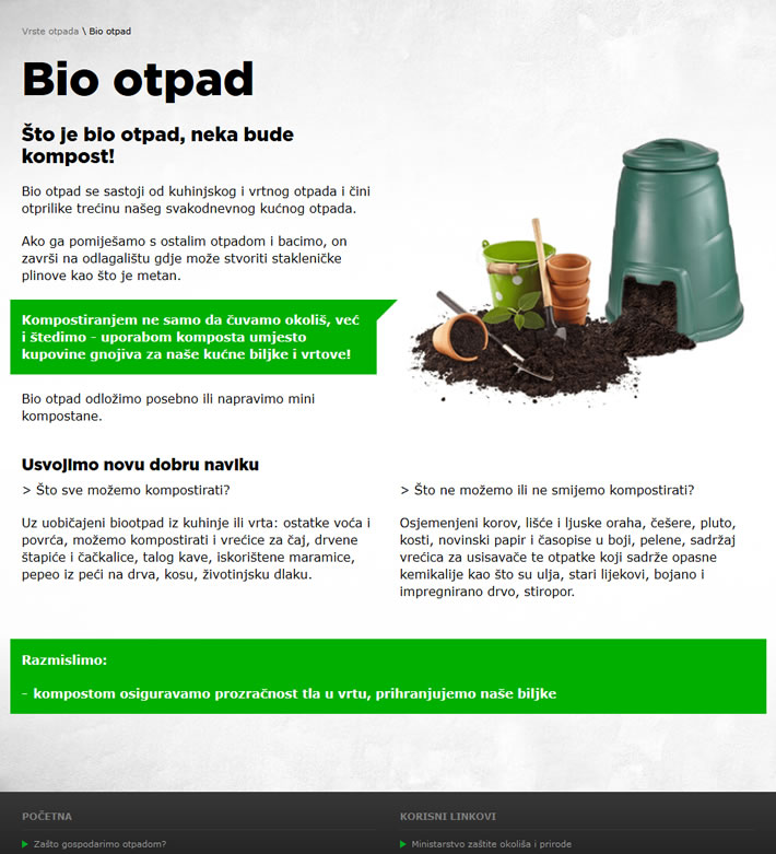 Naviku Usvojimo - Bio otpad