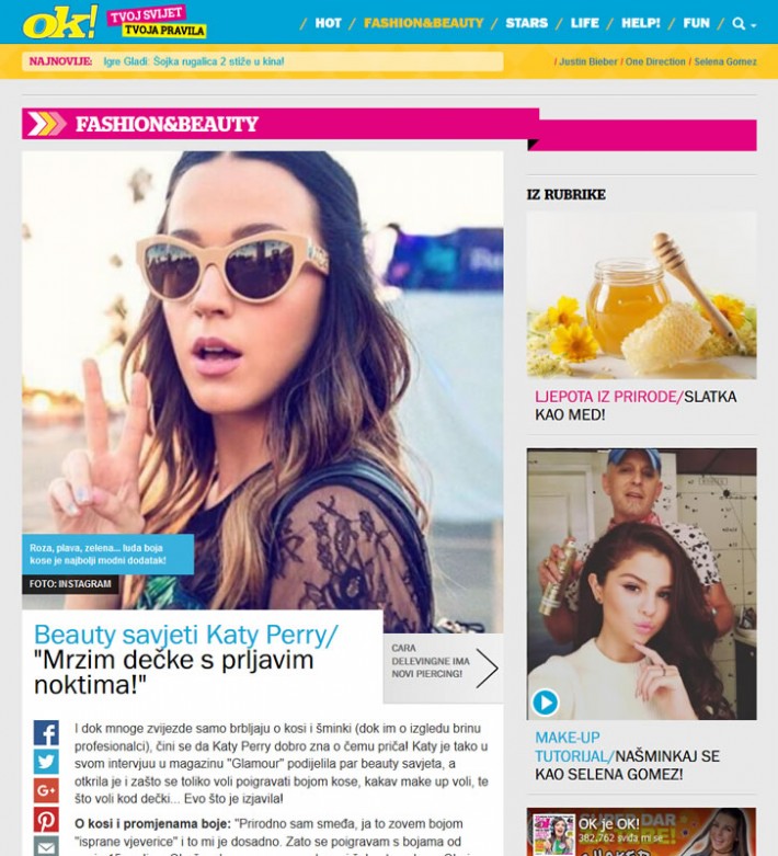 Okjeok.hr - Article page